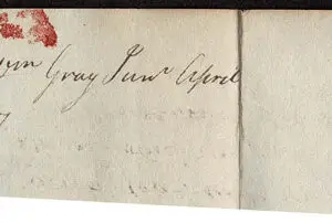 Lot 002 - UNITED STATES: Stampless 1797, reddish Straight line SALEM APRIL 10 (Mass) 2 -lines on folded letter - Image 6