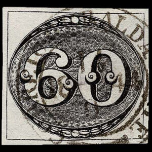 Lot 321 - SPERATI: Brazil 1843 60r black - Image 1