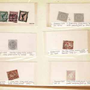 Lot 334 - FORGERIES & FANTASIES: GERMAN STATES, etc. 425 stamps - Image 1