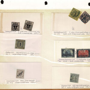 Lot 334 - FORGERIES & FANTASIES: GERMAN STATES, etc. 425 stamps - Image 11