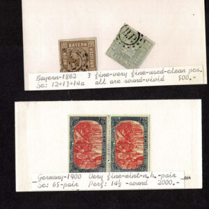 Lot 334 - FORGERIES & FANTASIES: GERMAN STATES, etc. 425 stamps - Image 50