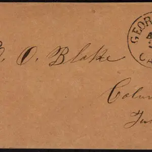 Lot 034 - UNITED STATES:California; 1851  3c dull red, Plate 1L worn plate color position 5L1L - Image 1