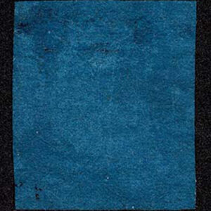 Lot 341 - BRITISH GUIANA: 1862 Provisional 4c black on blue - Image 2