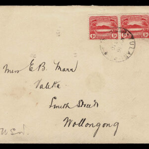 Lot 343 - BRITISH SOLOMON ISLANDS: 1908-11; 1d red  PAIR - Image 1