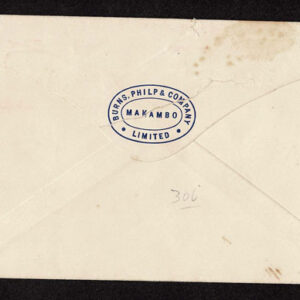 Lot 345 - BRITISH SOLOMON ISLANDS: 1911 2 1/2d ultramarine Used to Japan - Image 2