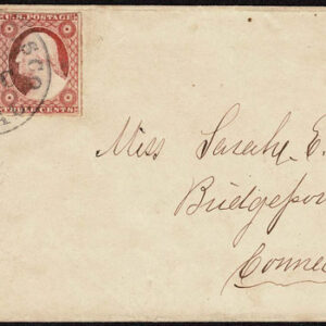 Lot 035 - UNITED STATES: California; 1854  3c brownish carmine, Plate 1L PAIR - Image 1
