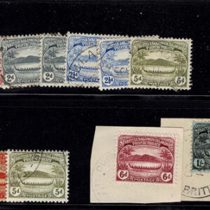 Lot 351 - BRITISH SOLOMON ISLANDS: 1908 to 1911 Small Canoe Issue; nice holding of 118 mostly n.h. stamps - Image 5