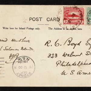 Lot 352 - BRITISH SOLOMON ISLANDS: 1908 to 1911 Small Canoe Issue set of 5 envelopes and 1 picture postcard - Image 1