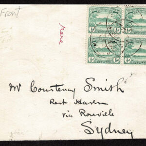 Lot 352 - BRITISH SOLOMON ISLANDS: 1908 to 1911 Small Canoe Issue set of 5 envelopes and 1 picture postcard - Image 2