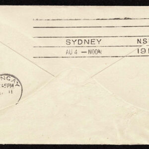 Lot 352 - BRITISH SOLOMON ISLANDS: 1908 to 1911 Small Canoe Issue set of 5 envelopes and 1 picture postcard - Image 4