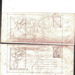 Lot 360 - BRITISH SOLOMON ISLANDS: 1993 set of six preliminary drawings of the Orchid Aerogramme by Mary Butterfield - Image 5