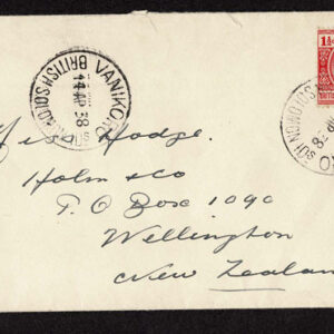 Lot 362 - BRITISH SOLOMON ISLANDS:  1913 to 1935 George V Issues, 20 envelopes plus 20 picture postcards - Image 44