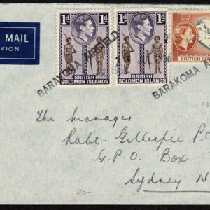 Lot 363 - BRITISH SOLOMON ISLANDS:  1913 to 1935 George VI Issues; 180+ covers running the gamut of the pre and post war issues - Image 1