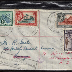 Lot 363 - BRITISH SOLOMON ISLANDS:  1913 to 1935 George VI Issues; 180+ covers running the gamut of the pre and post war issues - Image 18