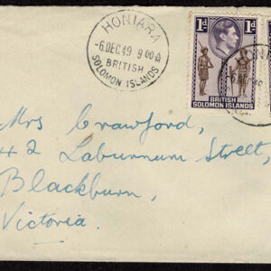 Lot 363 - BRITISH SOLOMON ISLANDS:  1913 to 1935 George VI Issues; 180+ covers running the gamut of the pre and post war issues - Image 19