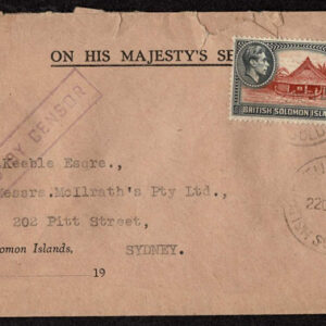 Lot 363 - BRITISH SOLOMON ISLANDS:  1913 to 1935 George VI Issues; 180+ covers running the gamut of the pre and post war issues - Image 20