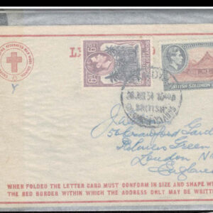 Lot 363 - BRITISH SOLOMON ISLANDS:  1913 to 1935 George VI Issues; 180+ covers running the gamut of the pre and post war issues - Image 25