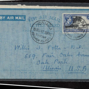 Lot 363 - BRITISH SOLOMON ISLANDS:  1913 to 1935 George VI Issues; 180+ covers running the gamut of the pre and post war issues - Image 26