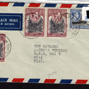 Lot 363 - BRITISH SOLOMON ISLANDS:  1913 to 1935 George VI Issues; 180+ covers running the gamut of the pre and post war issues - Image 28