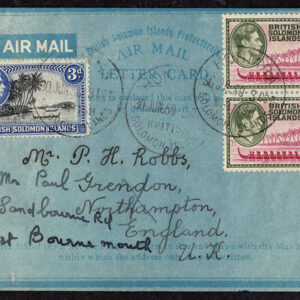 Lot 363 - BRITISH SOLOMON ISLANDS:  1913 to 1935 George VI Issues; 180+ covers running the gamut of the pre and post war issues - Image 29