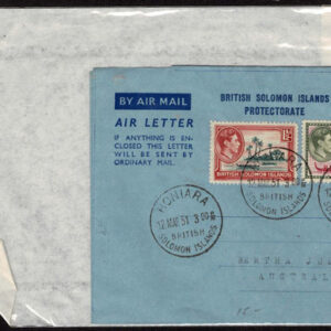 Lot 363 - BRITISH SOLOMON ISLANDS:  1913 to 1935 George VI Issues; 180+ covers running the gamut of the pre and post war issues - Image 31