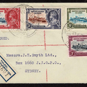 Lot 363 - BRITISH SOLOMON ISLANDS:  1913 to 1935 George VI Issues; 180+ covers running the gamut of the pre and post war issues - Image 50