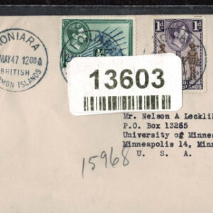 Lot 363 - BRITISH SOLOMON ISLANDS:  1913 to 1935 George VI Issues; 180+ covers running the gamut of the pre and post war issues - Image 59