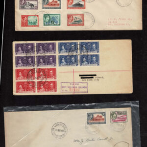Lot 363 - BRITISH SOLOMON ISLANDS:  1913 to 1935 George VI Issues; 180+ covers running the gamut of the pre and post war issues - Image 69