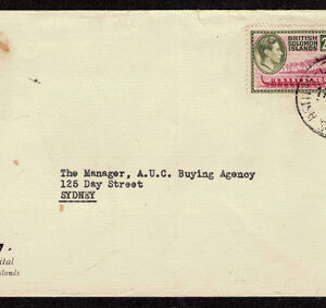 Lot 363 - BRITISH SOLOMON ISLANDS:  1913 to 1935 George VI Issues; 180+ covers running the gamut of the pre and post war issues - Image 78