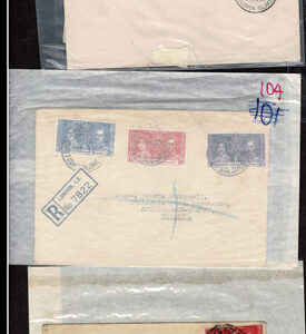 Lot 363 - BRITISH SOLOMON ISLANDS:  1913 to 1935 George VI Issues; 180+ covers running the gamut of the pre and post war issues - Image 86