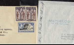 Lot 363 - BRITISH SOLOMON ISLANDS:  1913 to 1935 George VI Issues; 180+ covers running the gamut of the pre and post war issues - Image 93