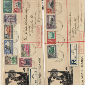 Lot 363 - BRITISH SOLOMON ISLANDS:  1913 to 1935 George VI Issues; 180+ covers running the gamut of the pre and post war issues - Image 95