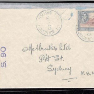 Lot 363 - BRITISH SOLOMON ISLANDS:  1913 to 1935 George VI Issues; 180+ covers running the gamut of the pre and post war issues - Image 100