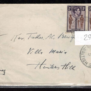 Lot 363 - BRITISH SOLOMON ISLANDS:  1913 to 1935 George VI Issues; 180+ covers running the gamut of the pre and post war issues - Image 101