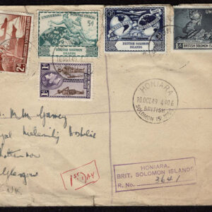 Lot 363 - BRITISH SOLOMON ISLANDS:  1913 to 1935 George VI Issues; 180+ covers running the gamut of the pre and post war issues - Image 103