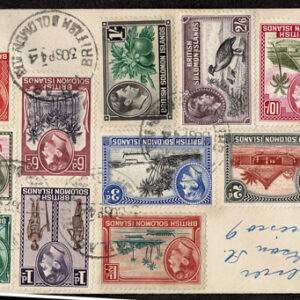 Lot 363 - BRITISH SOLOMON ISLANDS:  1913 to 1935 George VI Issues; 180+ covers running the gamut of the pre and post war issues - Image 104