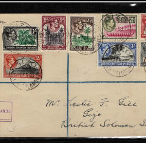 Lot 363 - BRITISH SOLOMON ISLANDS:  1913 to 1935 George VI Issues; 180+ covers running the gamut of the pre and post war issues - Image 106