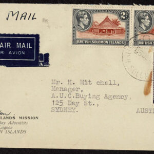 Lot 363 - BRITISH SOLOMON ISLANDS:  1913 to 1935 George VI Issues; 180+ covers running the gamut of the pre and post war issues - Image 108