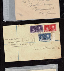 Lot 363 - BRITISH SOLOMON ISLANDS:  1913 to 1935 George VI Issues; 180+ covers running the gamut of the pre and post war issues - Image 112