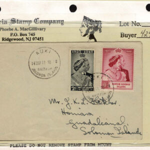 Lot 363 - BRITISH SOLOMON ISLANDS:  1913 to 1935 George VI Issues; 180+ covers running the gamut of the pre and post war issues - Image 126