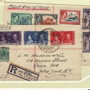 Lot 363 - BRITISH SOLOMON ISLANDS:  1913 to 1935 George VI Issues; 180+ covers running the gamut of the pre and post war issues - Image 127