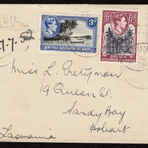 Lot 363 - BRITISH SOLOMON ISLANDS:  1913 to 1935 George VI Issues; 180+ covers running the gamut of the pre and post war issues - Image 138