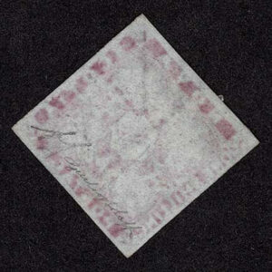 Lot 373 - CANADA: Nova Scotia; 1851-1857 1s reddish violet on  Watermarked Paper, light oval grid cancel - Image 2