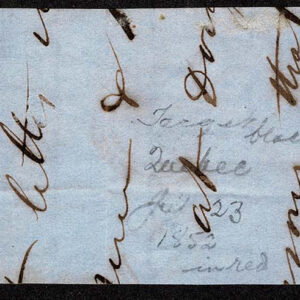 Lot 374 - CANADA: 1851 3p orange vermilion "Beaver", 1852 Quebec target cancel - Image 4