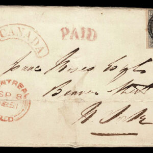 Lot 377 - CANADA: 1851, Prince Albert  6d slate Violet - Image 1