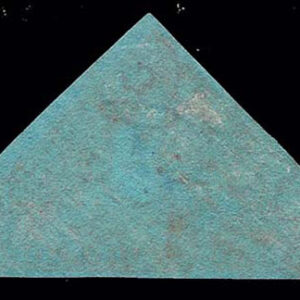 Lot 395 - CAPE OF GOOD HOPE: 1853 "Triangular", Perkins Bacon printing,1d pale brick red on deeply blued paper - Image 2
