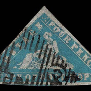 Lot 396 - CAPE OF GOOD HOPE: Triangular;1861  4p milky blue - Image 1
