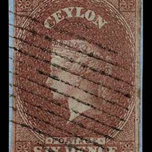 Lot 397 - CEYLON: 1857 -59, 6p brown - Image 1