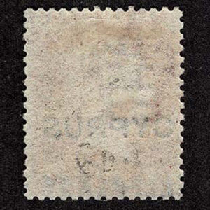 Lot 398 - CYPRUS: 1881; 1/2d on 1d red Plate 216 - Image 2