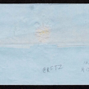 Lot 039 - UNITED STATES:  Connecticut; 1852 3c brownish carmine Plate 1L - Image 2